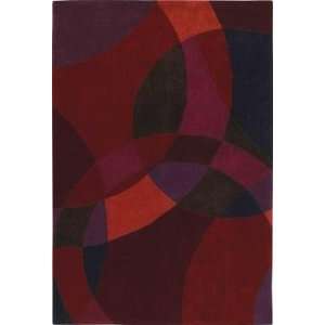  Shaw   Loft   Nightlife Area Rug   9 x 13   Red