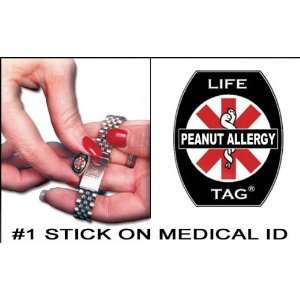 Peanut Allergy Medical ID Tags 5 pack