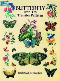 butterfly iron on transfer barbara christopher paperback $ 6 95