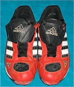 Adidas Red Baseball Football Cleats Shoes Size 10 Mens  