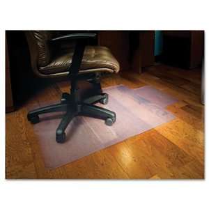  Chair Mat for Hard Floors, Lip, 45w x 53l, Clear