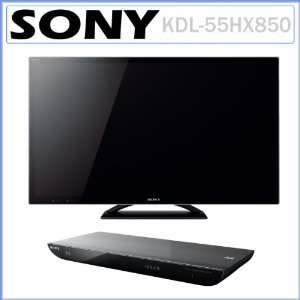 KDL 55HX850 55 Inch 1080p 3D LED Wi Fi Internet TV + Sony BDP S590 3D 