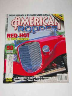 American Rodder November 2004 #159 1933 Ford Roadster  