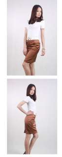 Elegant Career Urban Pencil New Skirt Brown  