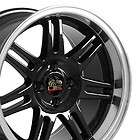 17 x 9/10 Fits Mustang® Cobra wheels deep dish black