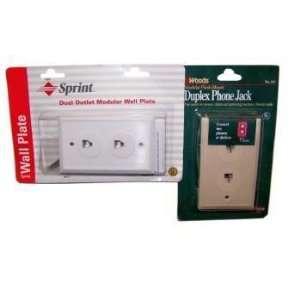  Name Brand Assorted Dual Outlet Phone Jacks Case Pack 24 