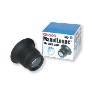  Carson MagniLoupe 12.5x Power Dual Lens Eye Loupe Sports 