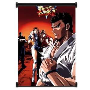  Street Fighter Anime Game Group Wall Scroll Poster (16x23 