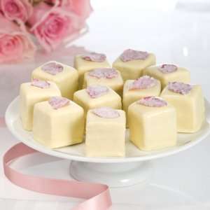   12 pc. Rose Petal Petits Fours by Valerie Confections