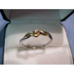  Gold & Diamond Promise Ring 