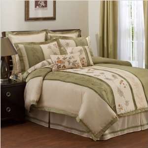  Bundle 13 Ashlyn Comforter Set in Green