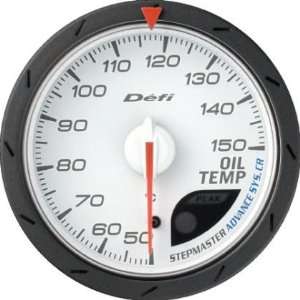   DEFI Advance CR White 60mm Oil Temperature Gauge (Metric): Automotive