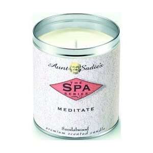  Aunt Sadies Spa Candle, Meditate Beauty