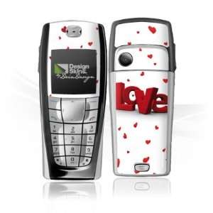  Design Skins for Nokia 6220   3D Love Design Folie 