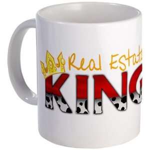 Real Estate King Rent Mug by  