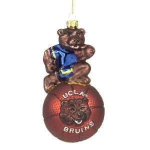  5 NCAA UCLA Bruins Mascot Basketball Glass Christmas 