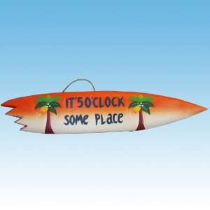  Wooden 5 OClock Surboard Sign 38 