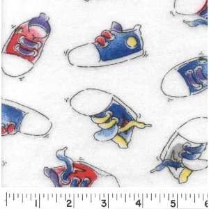  68 Wide SNEAKERS Fabric By The Yard Arts, Crafts 