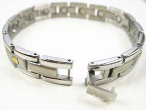 Mens Stainless Steel Magnetic Bracelet Variations  