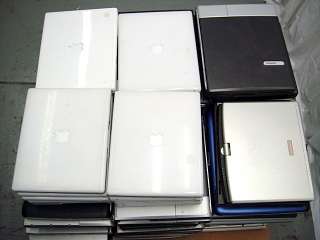 Lot of 80 Business Laptop Toshiba/Dell/Lenovo Pentium PM/Centrino/P4 