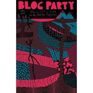  Bloc Party   Posters   Limited Concert Promo: Home 