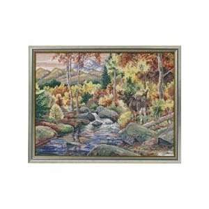  Wood in Flames Counted Cross Stitch Kit: Arts, Crafts 