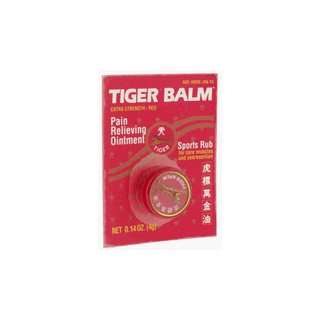  Tiger Balm Red, Pain Relieving Ointment 0.14 oz, Tiger 