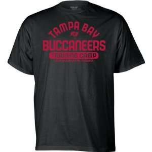  Tampa Bay Buccaneers  Black  Training Camp T Shirt: Sports 