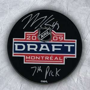   KADRI 2009 NHL Draft Day Puck SIGNED w 7th Pick: Sports Collectibles