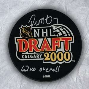   MARTIN 2000 NHL Draft Day SIGNED Puck w/ 62 Pick Sports Collectibles