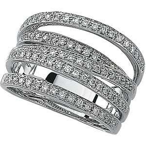  14K White Gold Diamond Fashion Ring: DivaDiamonds: Jewelry