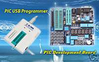 PIC USB Programmer + Development board + 16F877A + LCD  