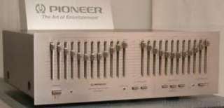 Vintage Silver Pioneer SG 9800 12 Band Graphic Equalizer  