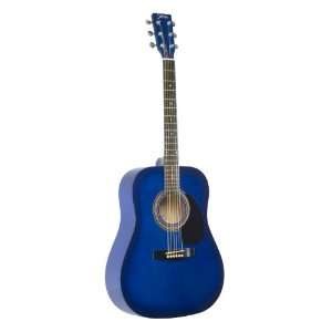  Johnson JG 610 BL 610 Player Series Acoustic Guitar, Blue 