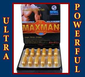 Male Health Supplements MaxmanIII