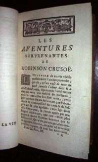 1768 Robinson Crusoe, French Edition, Engravings  