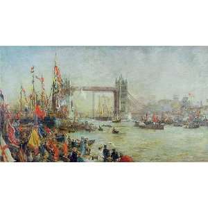  William Lionel Wyllie   Opening Of Tower Bridge 
