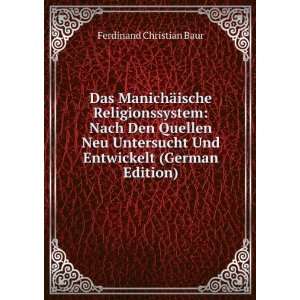   Und Entwickelt (German Edition) Ferdinand Christian Baur Books