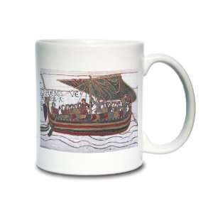  Sailing to Hastings, Bayeux Tapestry, Coffee Mug 
