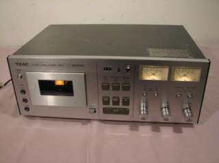 Teac A 640 Stereo Cassette Deck Parts or Repair  