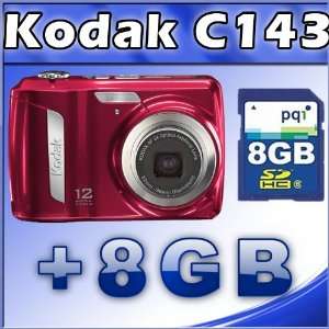  Kodak EasyShare C143 12MP Digital Camera w/ 3X Optical 