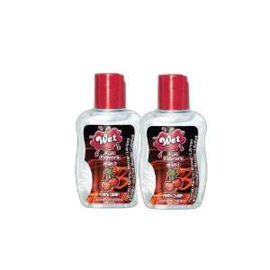  Wet Lubes Popp N Cherry Fun Flavors Body Glide 1.5oz (2 