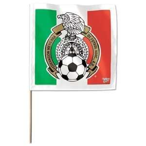  Mexico Soccer Team Stick Flags   Set of 2 Kitchen 