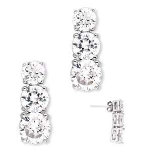   Diamond Earrings (Nice Gift, Special Sale) Genevive By CZC Jewelry