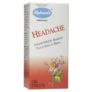  Hylands   Headache 100 tabs (Pack of 4) Health & Personal 