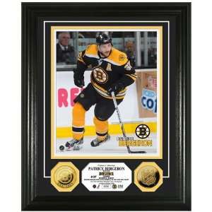  Boston Bruins Patrice Bergeron 24KT Gold Coin Photo Mint 