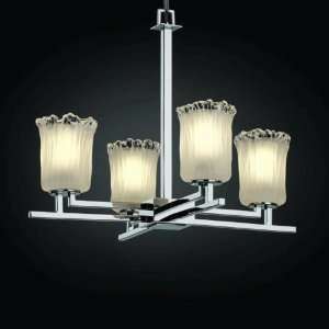  GLA 8700   Justice Design   Aero Four Light Chandelier 