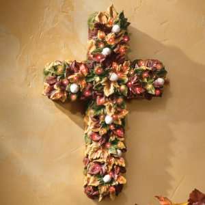  Autumn Leaves Fall Wall Cross By Collections Etc: Home 