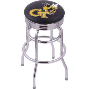 Georgia Institute of Technology Steel Stool with 2.5 Ribbed Ring 