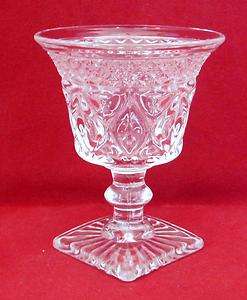 1940s Imperial Crystal Cape Cod 3 5/8 Wine Glass   3 Diameter  